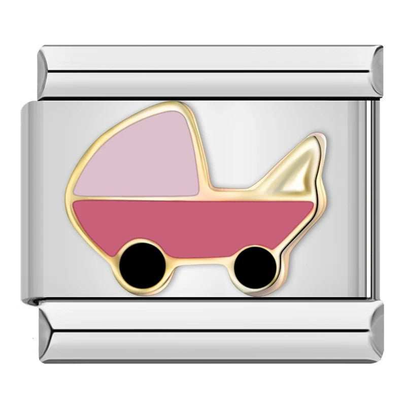 Pink Pram, Black Wheels
