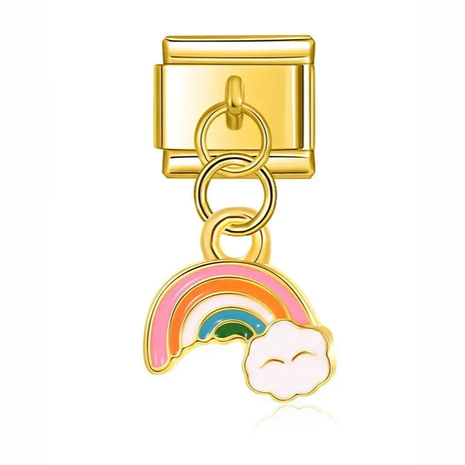 Gold Rainbow Dangle