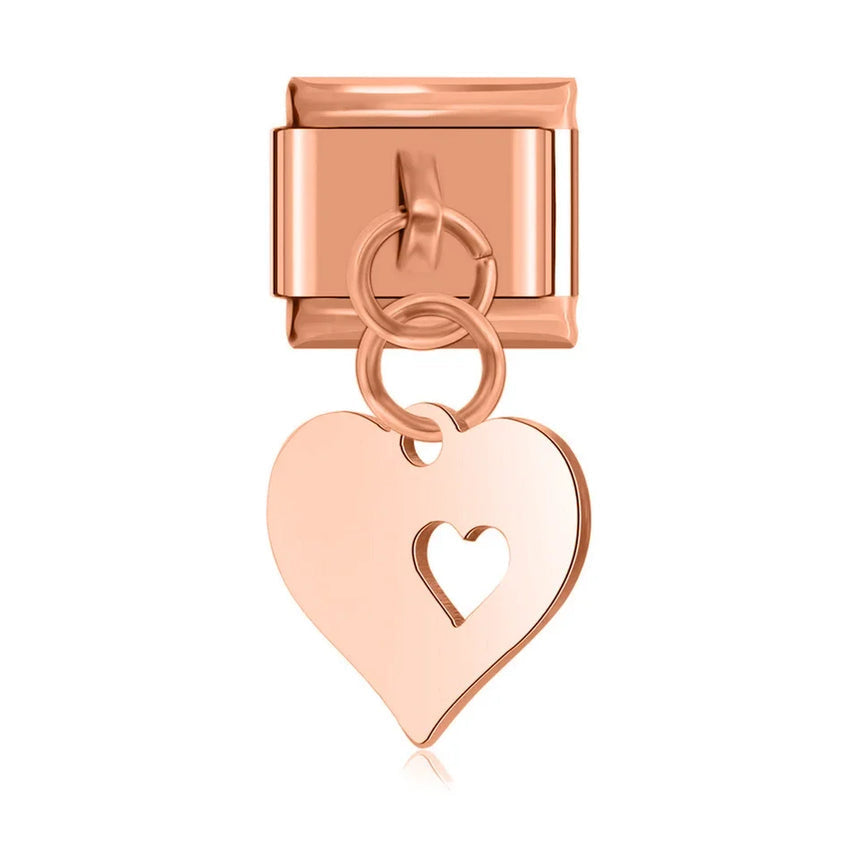 Double Heart Dangle